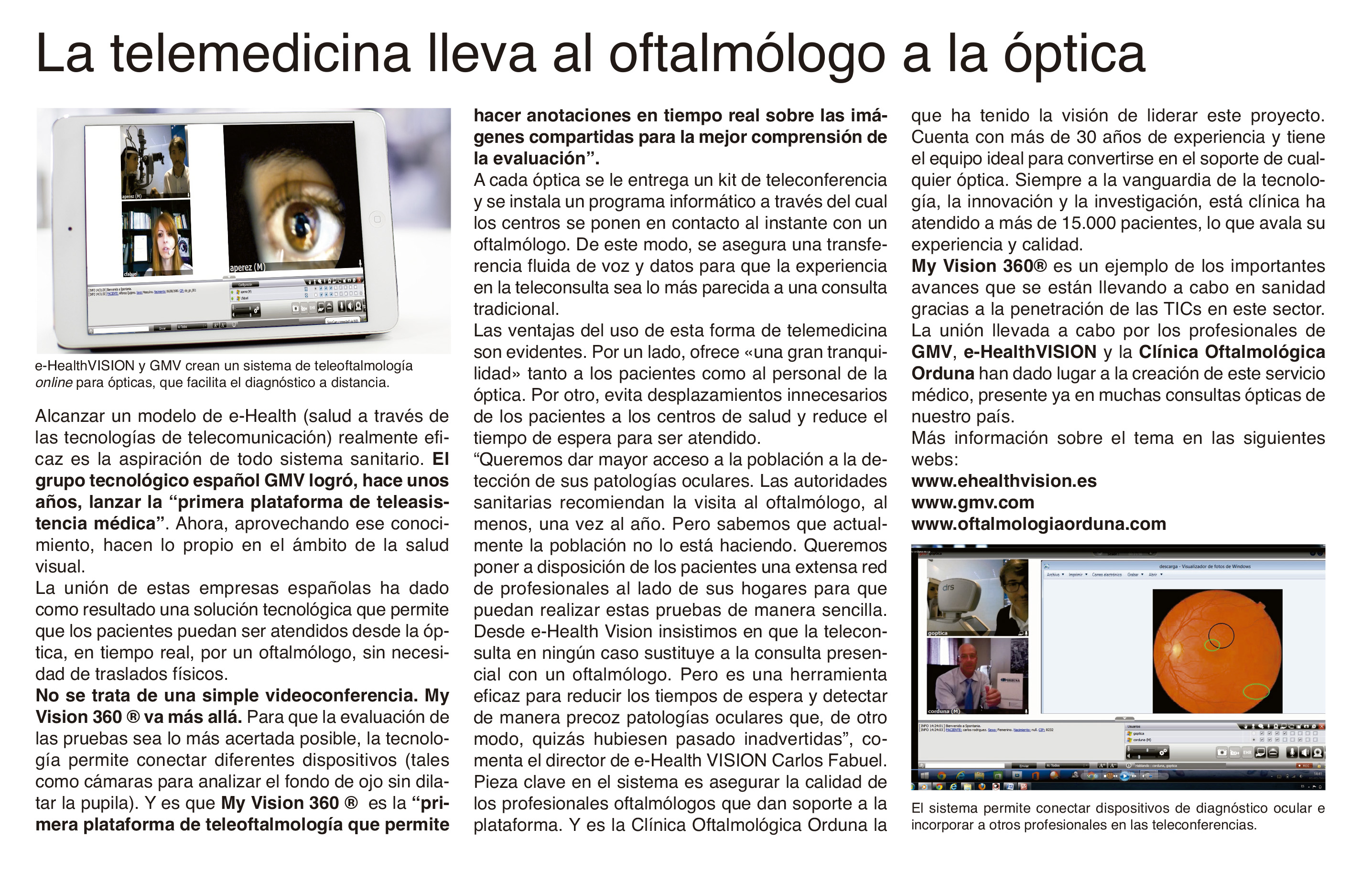 e-HealthVision y GMV